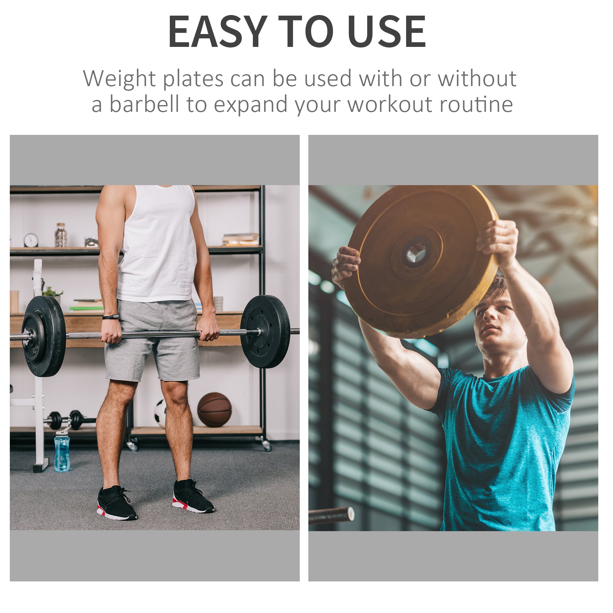 6 PCS Weight Plates Grip Plate Sets for Strength and Crossfit and Weightlifting Training, Barbell Weight Set for Home, 77 Lbs Total Dumbbells & Barbells at Gallery Canada