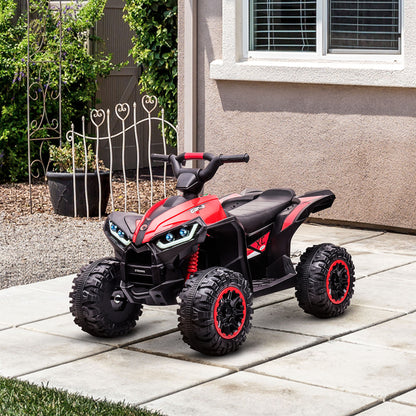 Kids 4 Wheeler Quad with Music, MP3, Headlights, High & Low Speed, Kids ATV for 3-5 Years Old Boys & Girl, Red Electric Toy Cars   at Gallery Canada