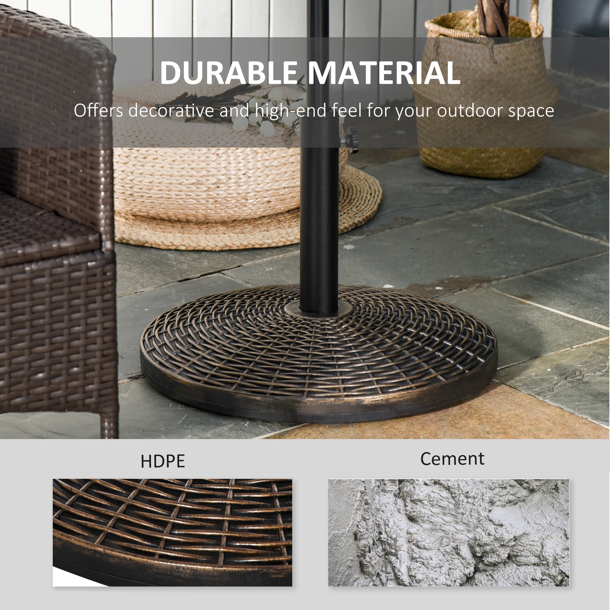 55 lbs Patio Umbrella Base 21