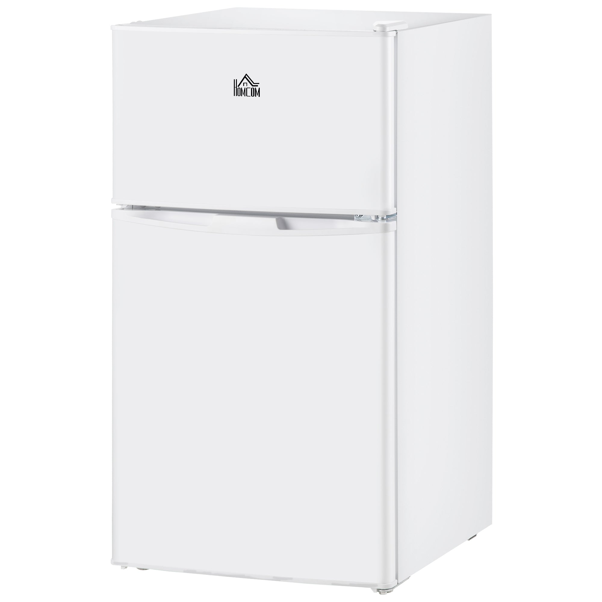 3.2 Cu Ft Compact Refrigerator, Mini Fridge with Freezer, Adjustable Shelves and Reversible Doors for Bedroom, White Small Kitchen Appliances at Gallery Canada