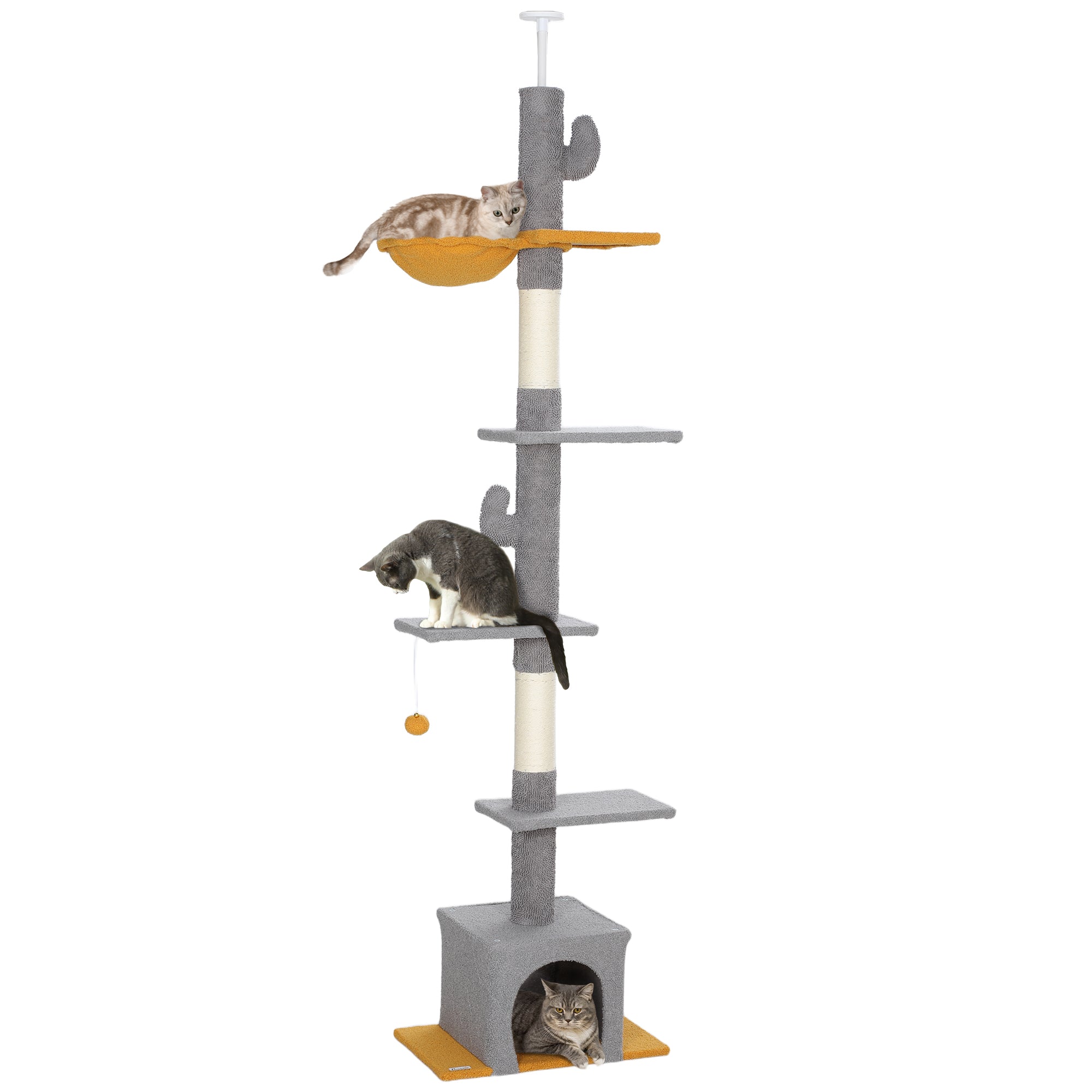 Floor to Ceiling Cat TreeTower with 90.5