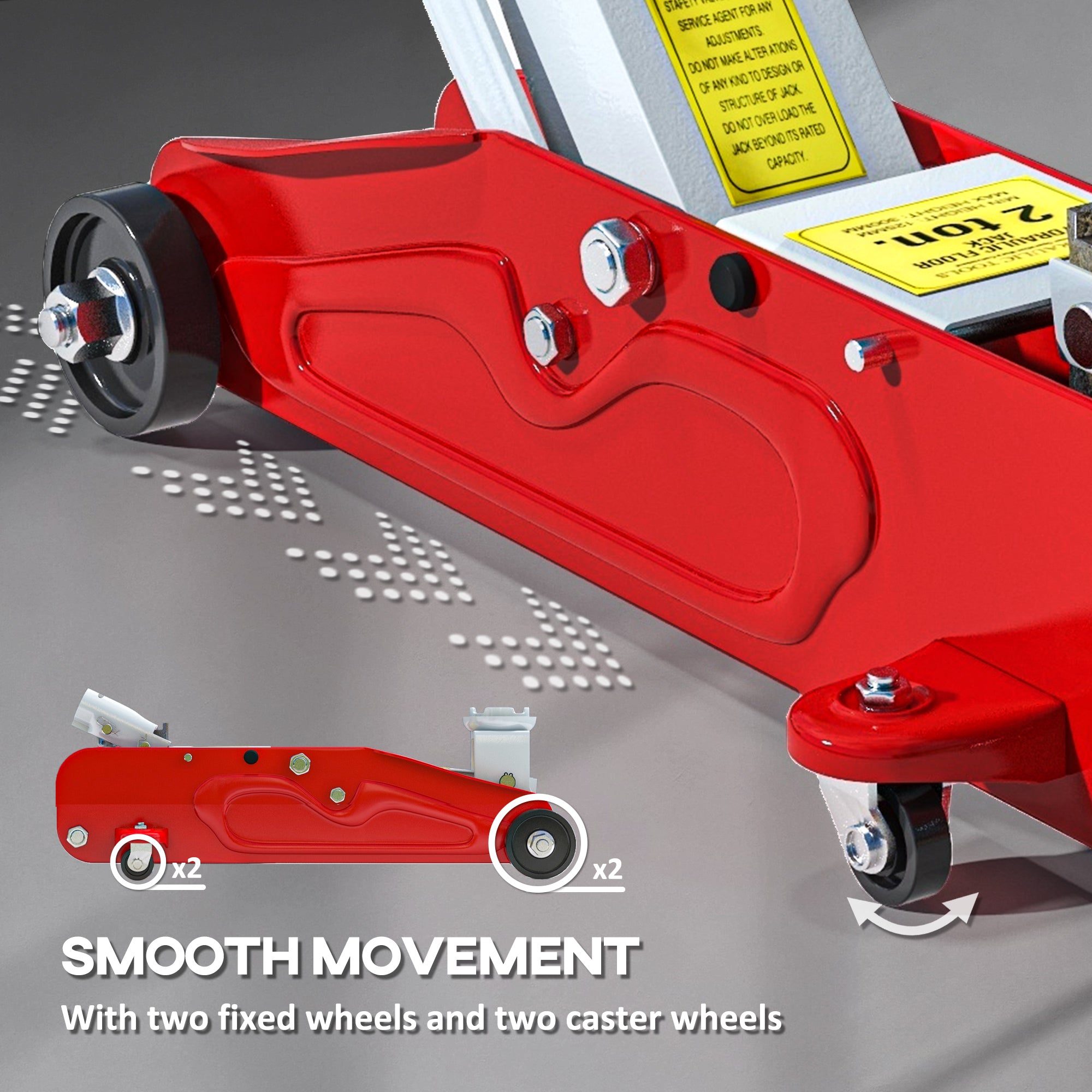 Low Profile Jack, Hydraulic Racing Floor Jack, 4.7