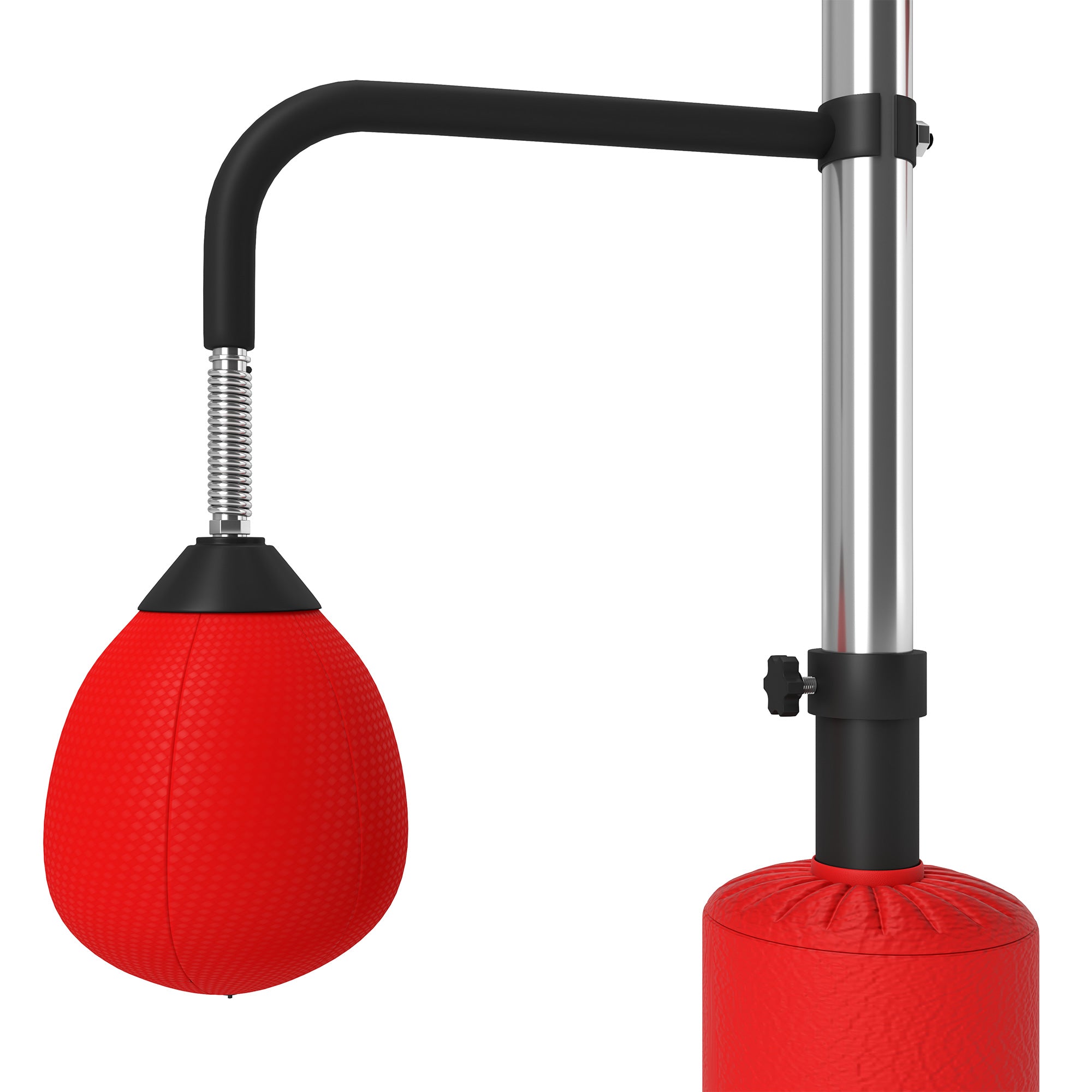 3-in-1 Free Standing Punching Bag, Height Adjustable Boxing Bag with 2 Speed Balls, 360° Reflex Bar, Red Punching Bag Hangers at Gallery Canada