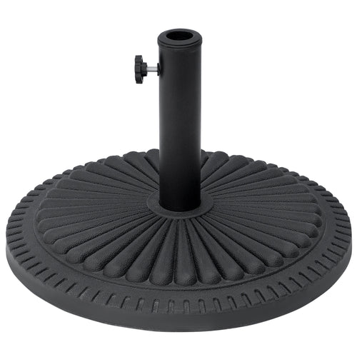 Patio Umbrella Base Stand, Round Cement Parasol Holder for Outdoor, Patio, Garden, Beach, Fits Φ1.4