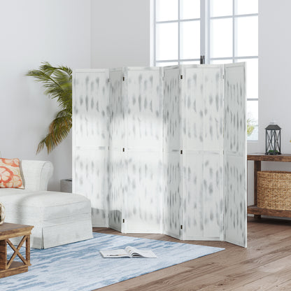 Screen Divider Room Divider Screen with Foldable Design for Indoor Bedroom Office 5.5' Rustic White Room Dividers at Gallery Canada