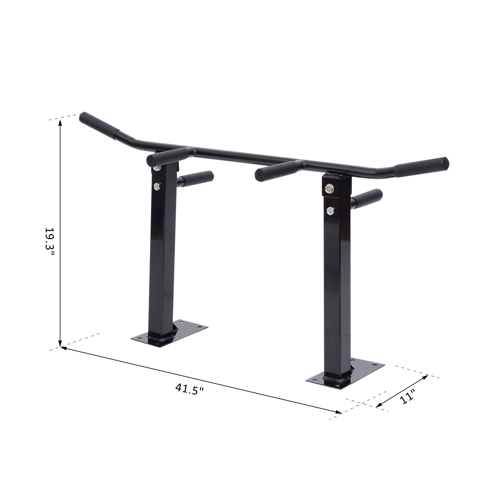 Ceiling Mounted Pull Up Bar Wall Mount Chin Up Bar Upper Body Strength Training Station Home Gym Black Pull Up Bars   at Gallery Canada