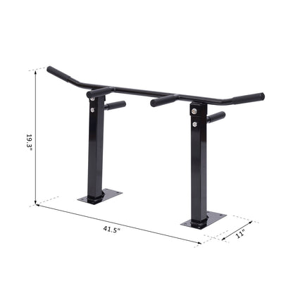 Ceiling Mounted Pull Up Bar Wall Mount Chin Up Bar Upper Body Strength Training Station Home Gym Black Pull Up Bars   at Gallery Canada