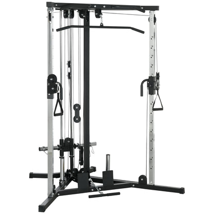 Multifunctional Home Gym Machine with Pull Up Bar, 15-Position Adjustable Strength Training Workout Station Power Towers   at Gallery Canada