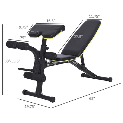 Adjustable Weight Bench, Sit Up Dumbbell Bench, Multi-Functional Purpose Hyper Extension Workout Bench with Adjustable Seat and Back Angle Weight Benches   at Gallery Canada