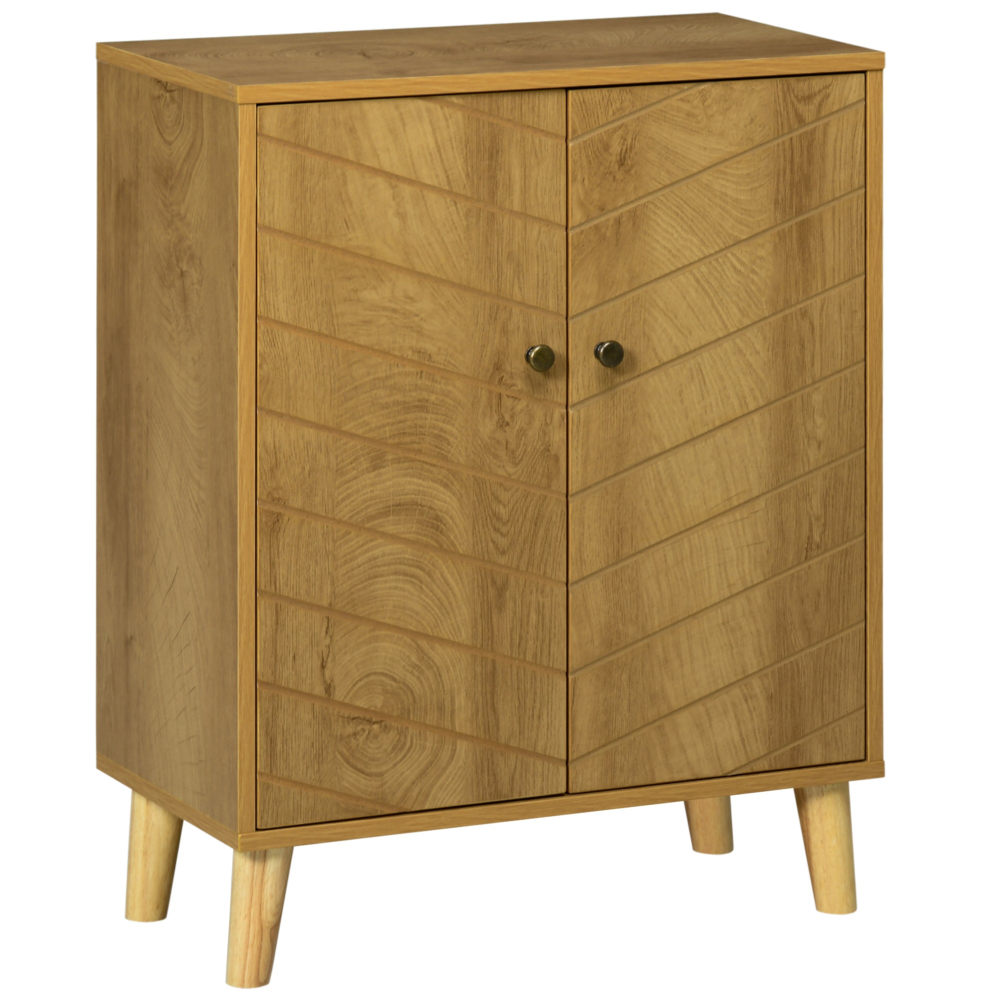 Storage Cabinet with Doors, Cupboard Organization with Shelf and Wood Legs, Storage Solution for Living Room, Bathroom Kitchen Pantry Cabinets at Gallery Canada