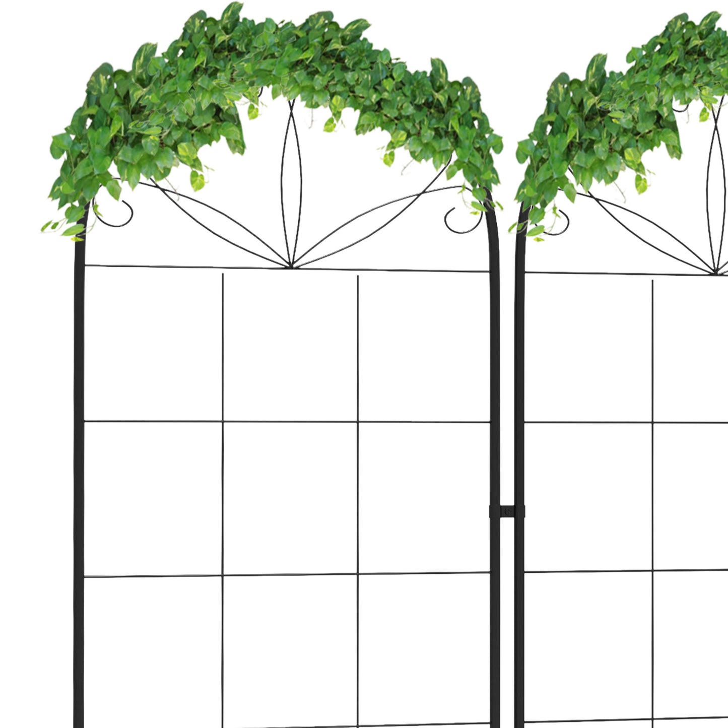 2 Pcs Garden Trellis for Climbing Plants, Outdoor Metal Trellis Plant Support Trellises for Patio, Lawn, Backyard Plant Stands at Gallery Canada