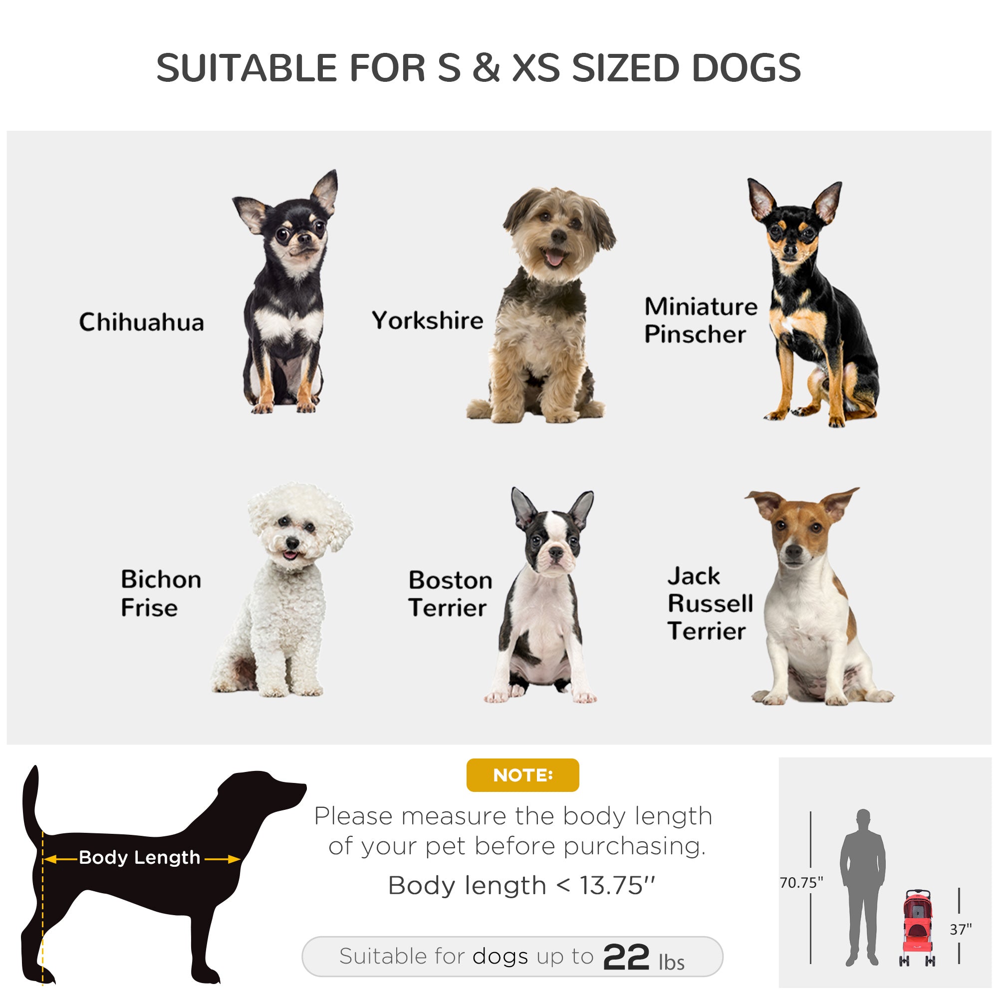 Pet Stroller Foldable Carrier for Cat, Dog and More 4 Wheels Travel Jogger with Cup Holder, Storage Basket, 360 ° swiveling front wheels, Easy Fold, Red Dog Bike Trailers & Strollers at Gallery Canada