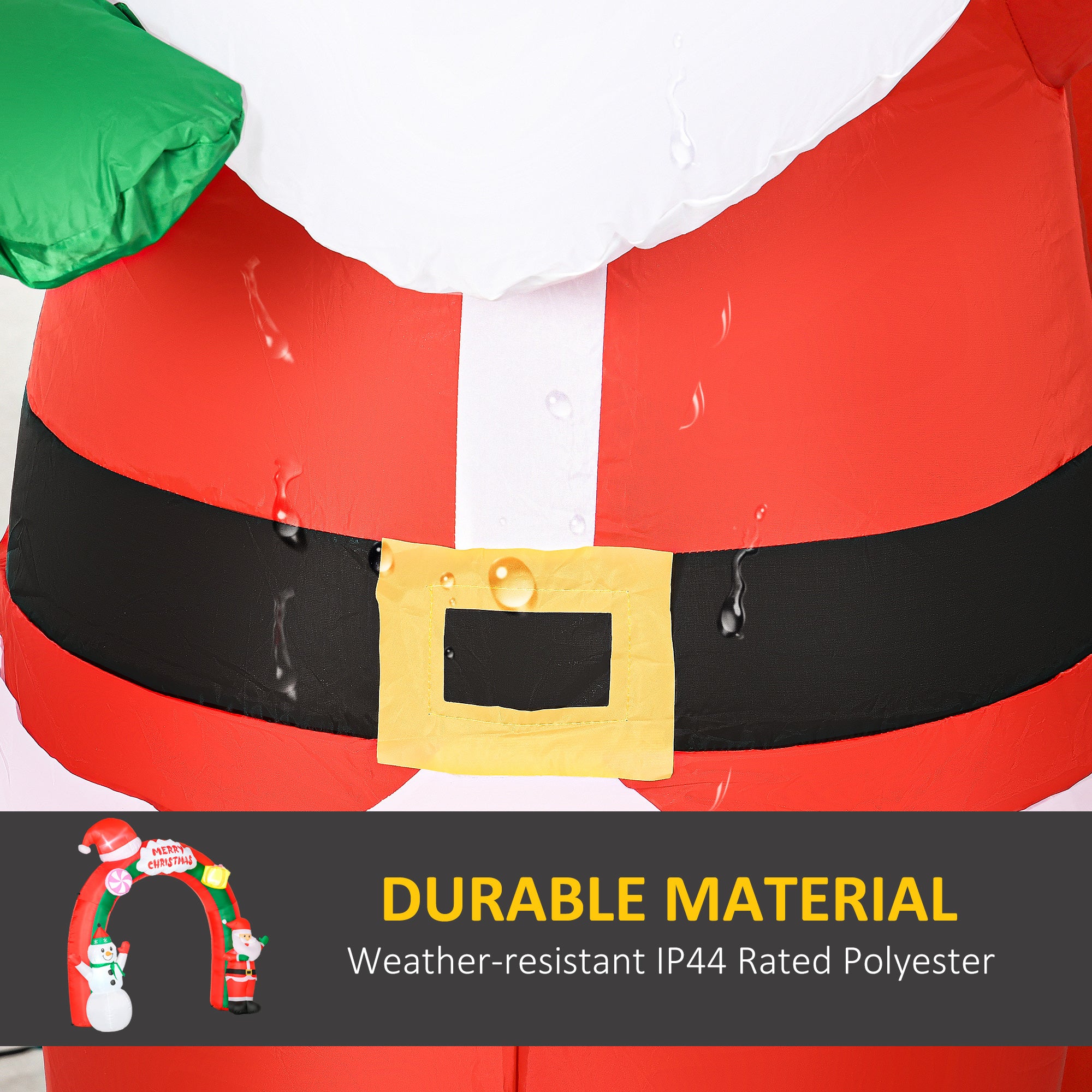 9ft Christmas Inflatable Archway with Santa Claus and Snowman for Outdoor, Blow Up Decoration with LED Lights Christmas Inflatables at Gallery Canada