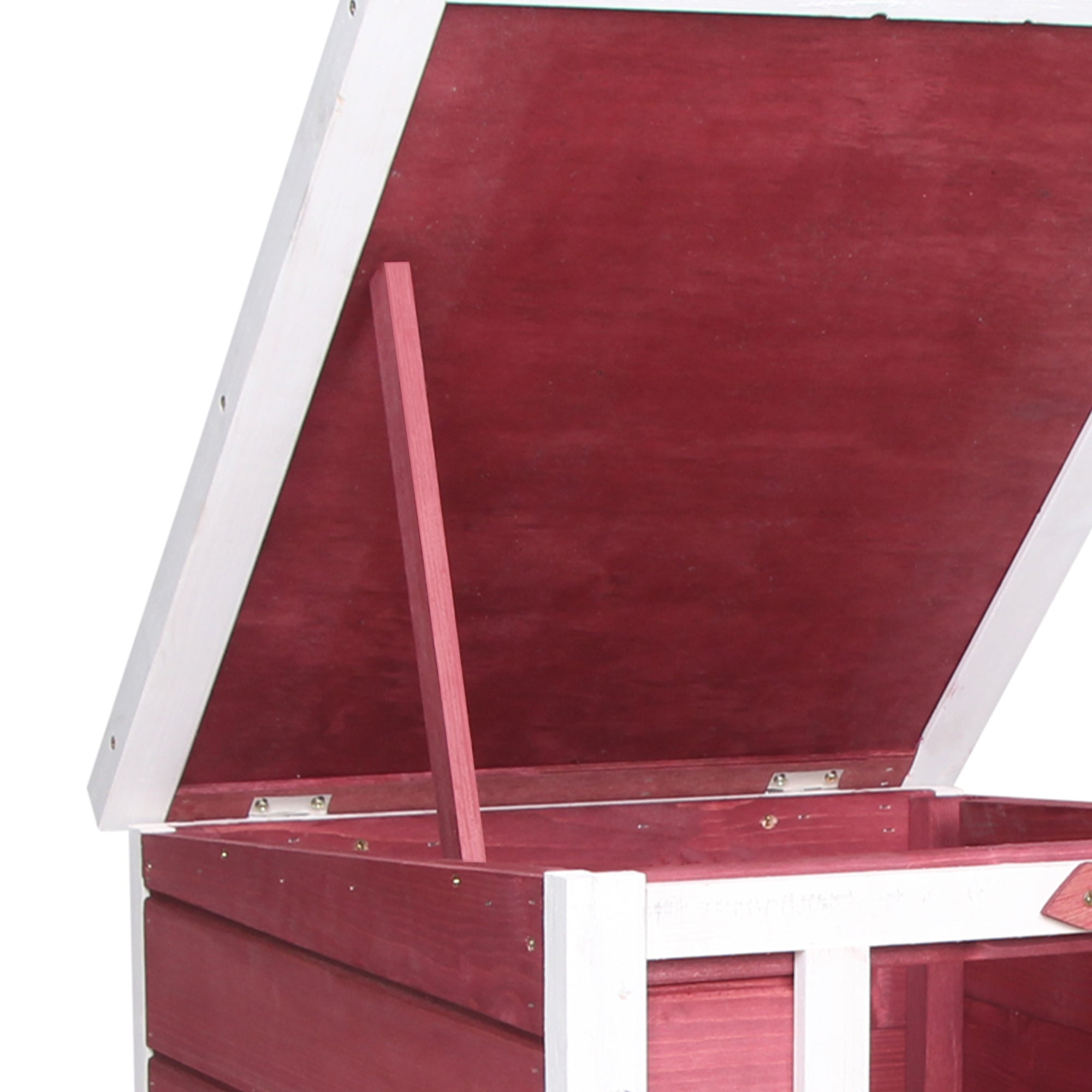 Wooden Rabbit Hutch Bunny Cage Outdoor Cat House Guinea Pig Cage Duck Shelter, Indoor Outdoor Use, 20