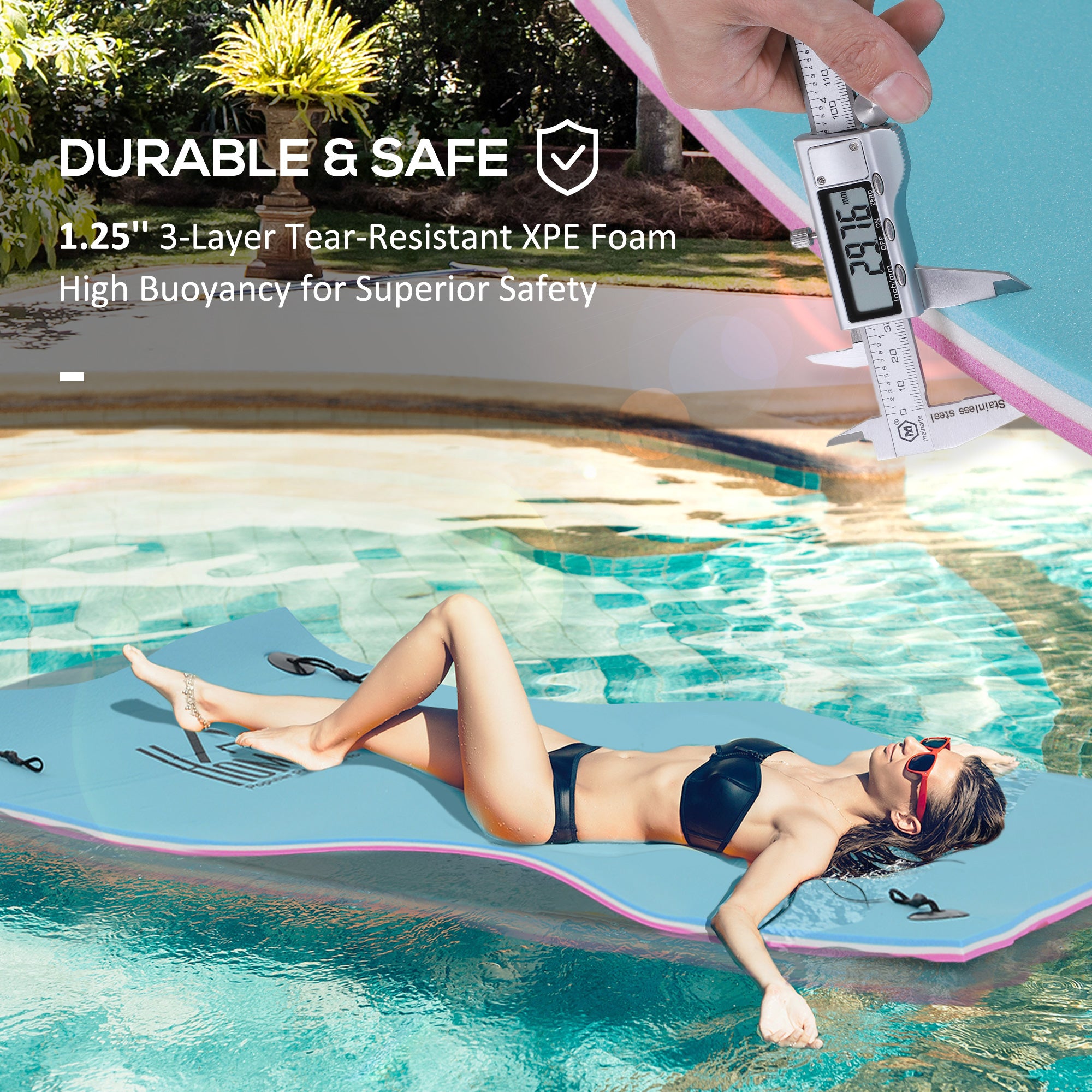 7.5x4ft Floating Mat Floating Lily Pad Water Carpet Float Aqua Mat Water Recreation and Relaxing in Pool Beach Lake Floating Water Mats at Gallery Canada