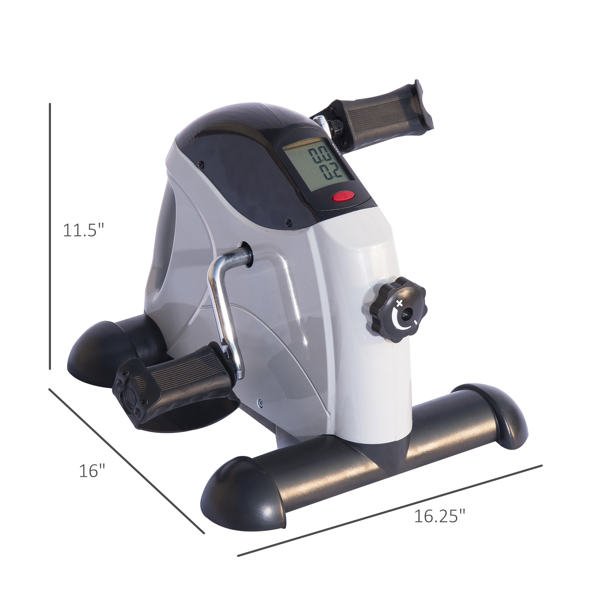 Portable Mini Exercise Bike Desk Pedal Indoor Cycle Fitness Hand Foot Exercise Machine w/ LCD Display Exercise & Stationary Bikes at Gallery Canada