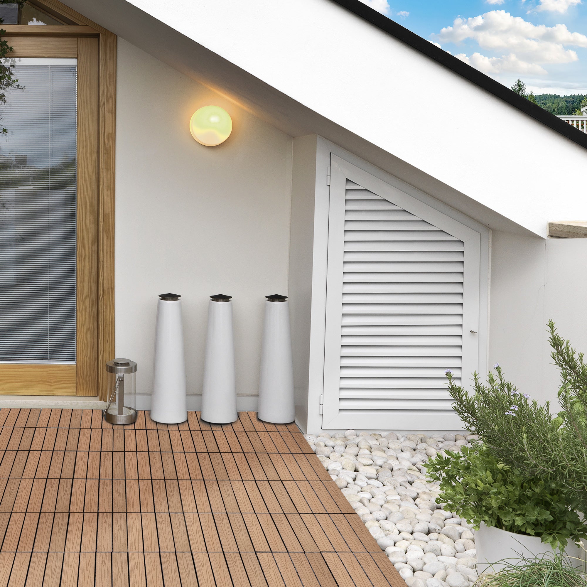Outdoor Tiles, 11 Pack 12