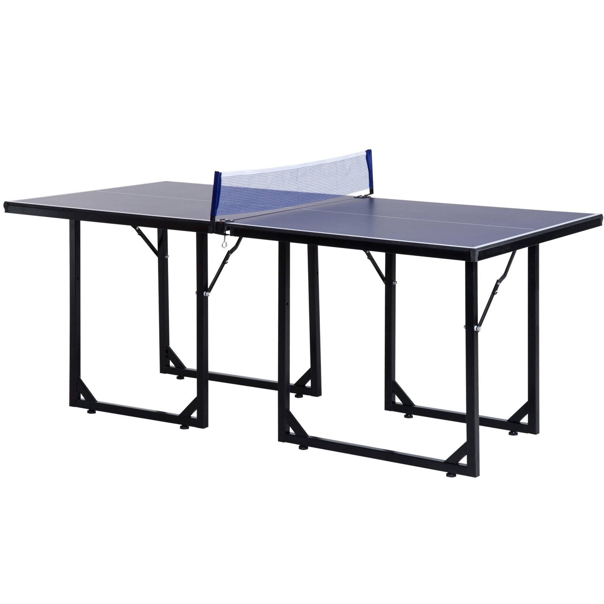 6x3ft Compact Midsize Table Tennis Table Multi-Use Family Ping-pong Table Free Standing Folding Blue Game Tables Multi Colour  at Gallery Canada