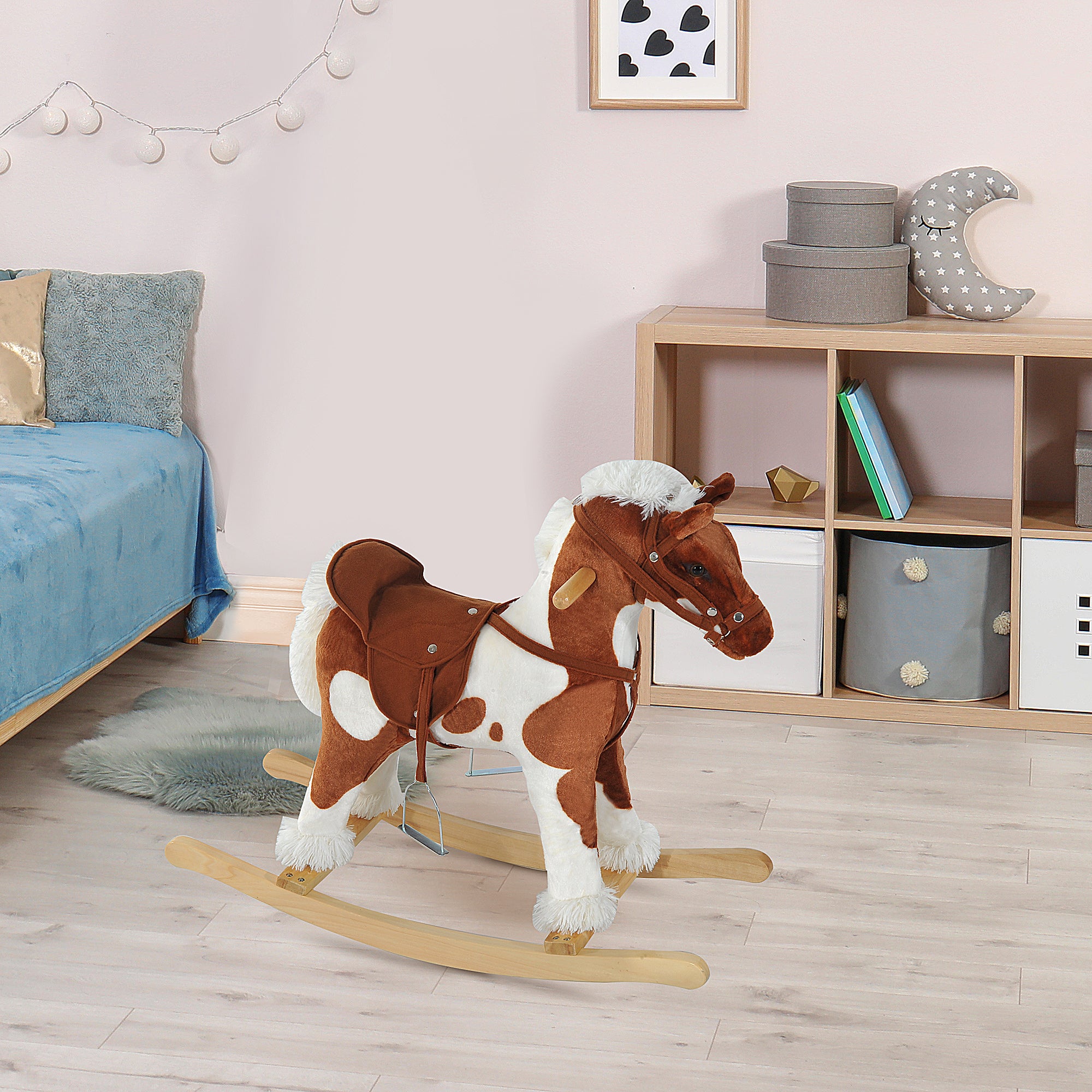 Kids Rocking Horse Ride on Toy for Toddler 3 year old with Nursery Rhyme Music and Light Rocking Horses at Gallery Canada