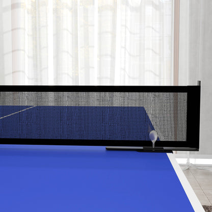 Full Size Table Tennis Table, Folding Ping Pong Table with Paddles and Balls, Blue Game Tables   at Gallery Canada