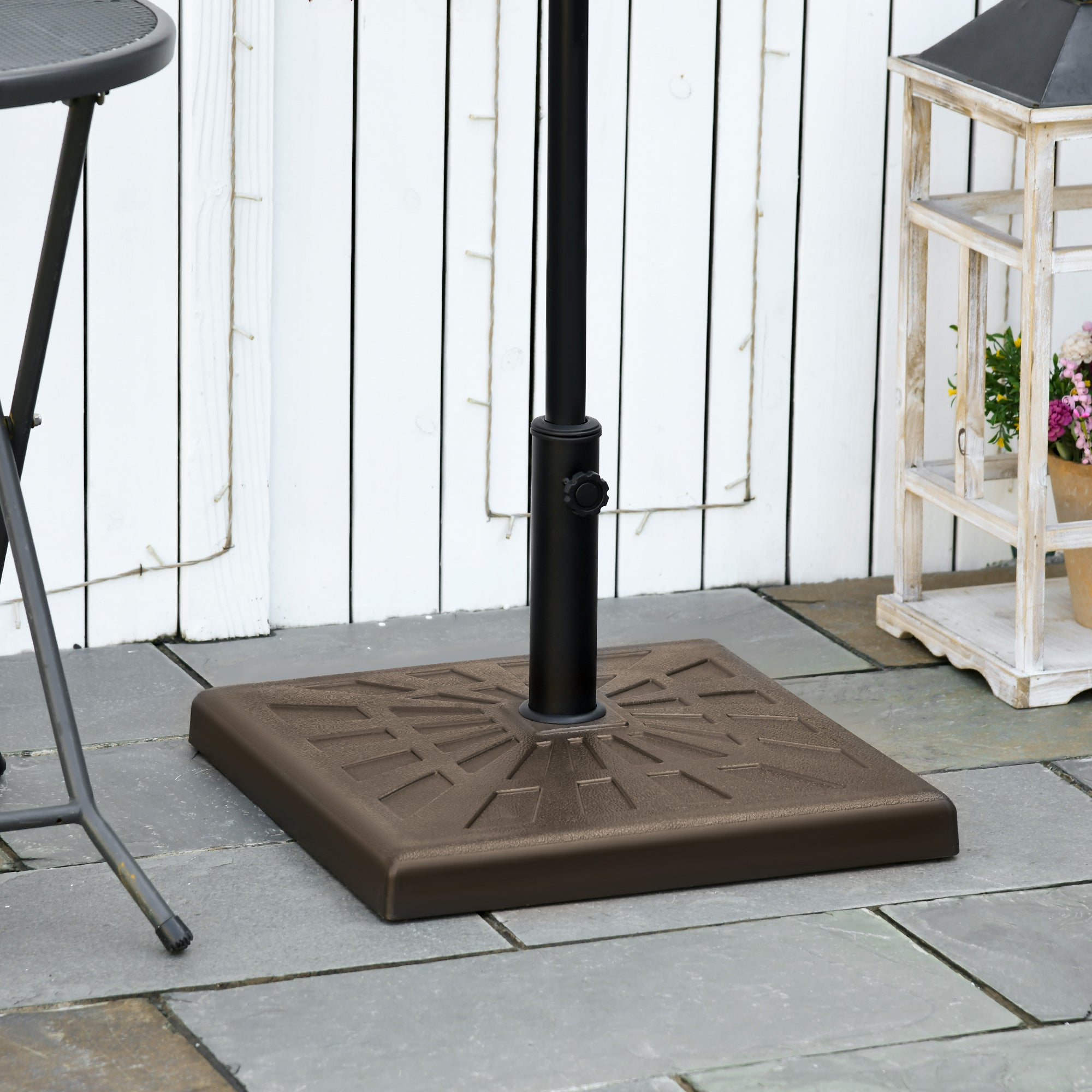 42 lb Heavy Duty Patio Umbrella Stand, 20