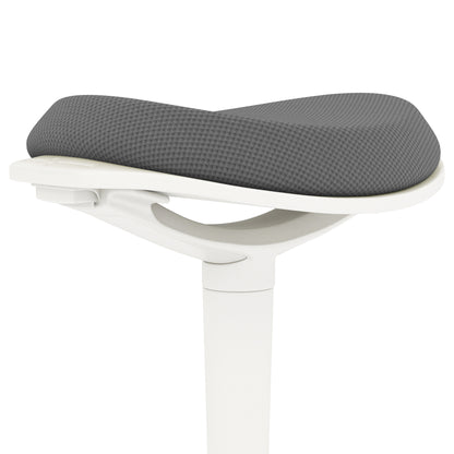 Standing Desk Stool, Ergonomic Wobble Chair, Adjustable Leaning Stool for Office Desks, with Rocking Motion, Grey Office Chairs   at Gallery Canada