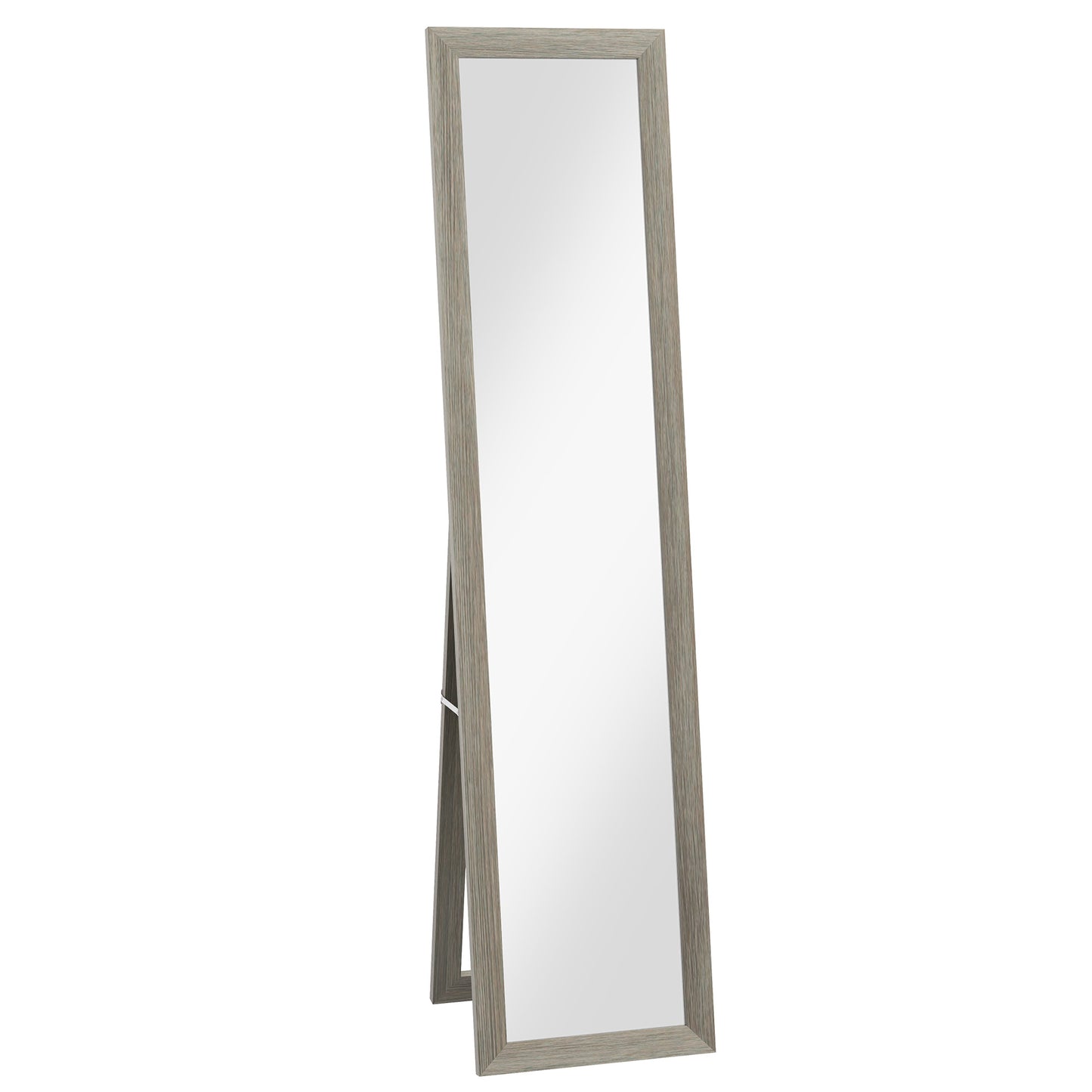 15" x 62" Full Length Mirror for Bedroom, Free Standing Dressing Mirror, Wall Mirror for Living Room, Grey Full Length Mirrors   at Gallery Canada