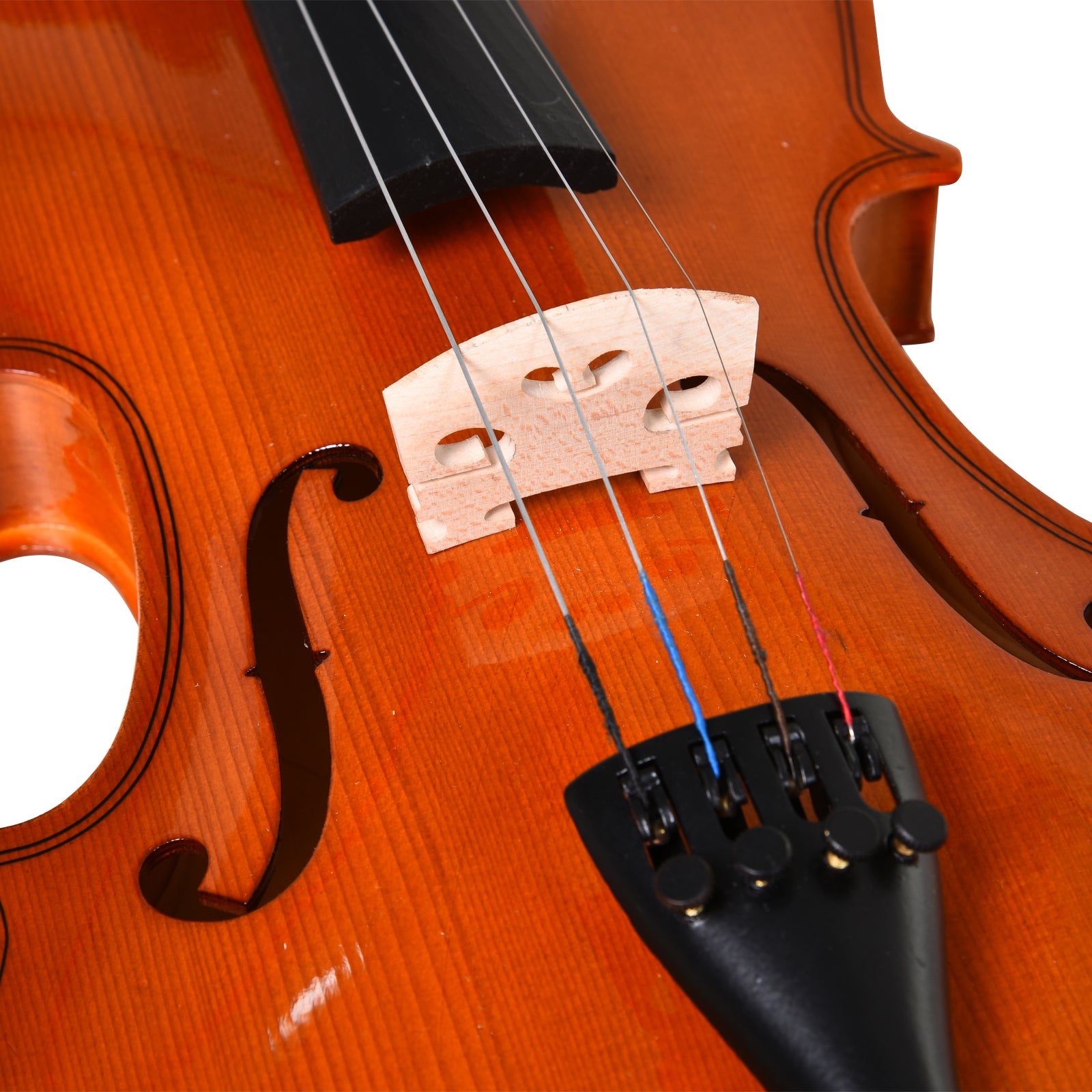 4/4 Violin Maple Wood Full Set of Accessories Storage Box, Orange Electronic Musical Pianos at Gallery Canada