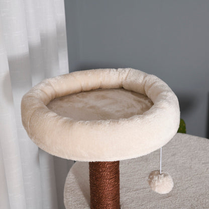 68" Cat Tree Tower, Large Cat Condo Furniture, Multi-Level Cat Tower with Scratching Posts, Ramp, Perches, Dangling Ball - Gallery Canada