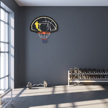 Wall Mounted Basketball Hoop, Mini Basketball Hoop and Backboard for Kids and Adults Basketball   at Gallery Canada