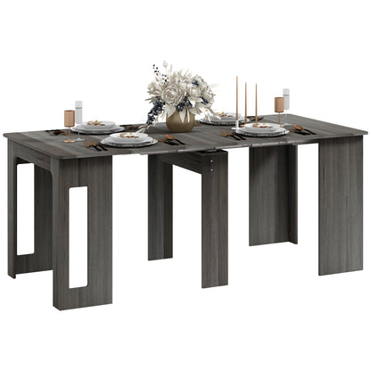 Foldable Table, Extendable Dining Table, Kitchen Table for Small Spaces, Seats up to 6 People, Grey Dining Tables   at Gallery Canada