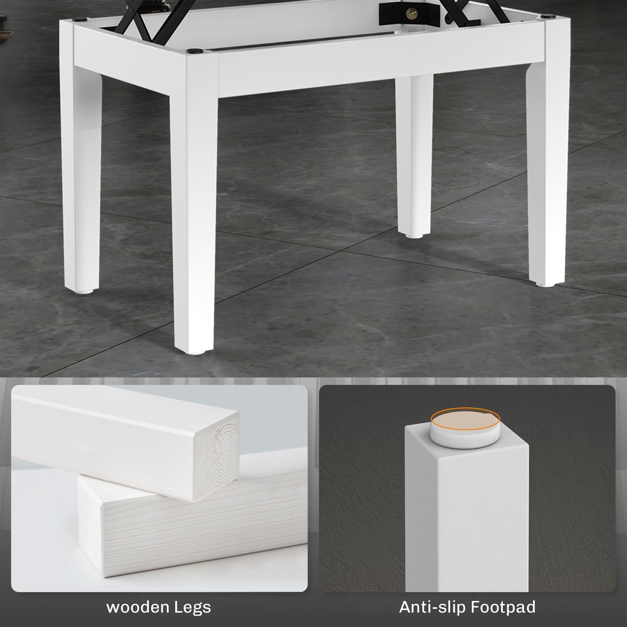 Adjustable Piano Bench with Storage and Soft PU Leather Padded, with Enough Music Storage Design, White Piano Benches at Gallery Canada