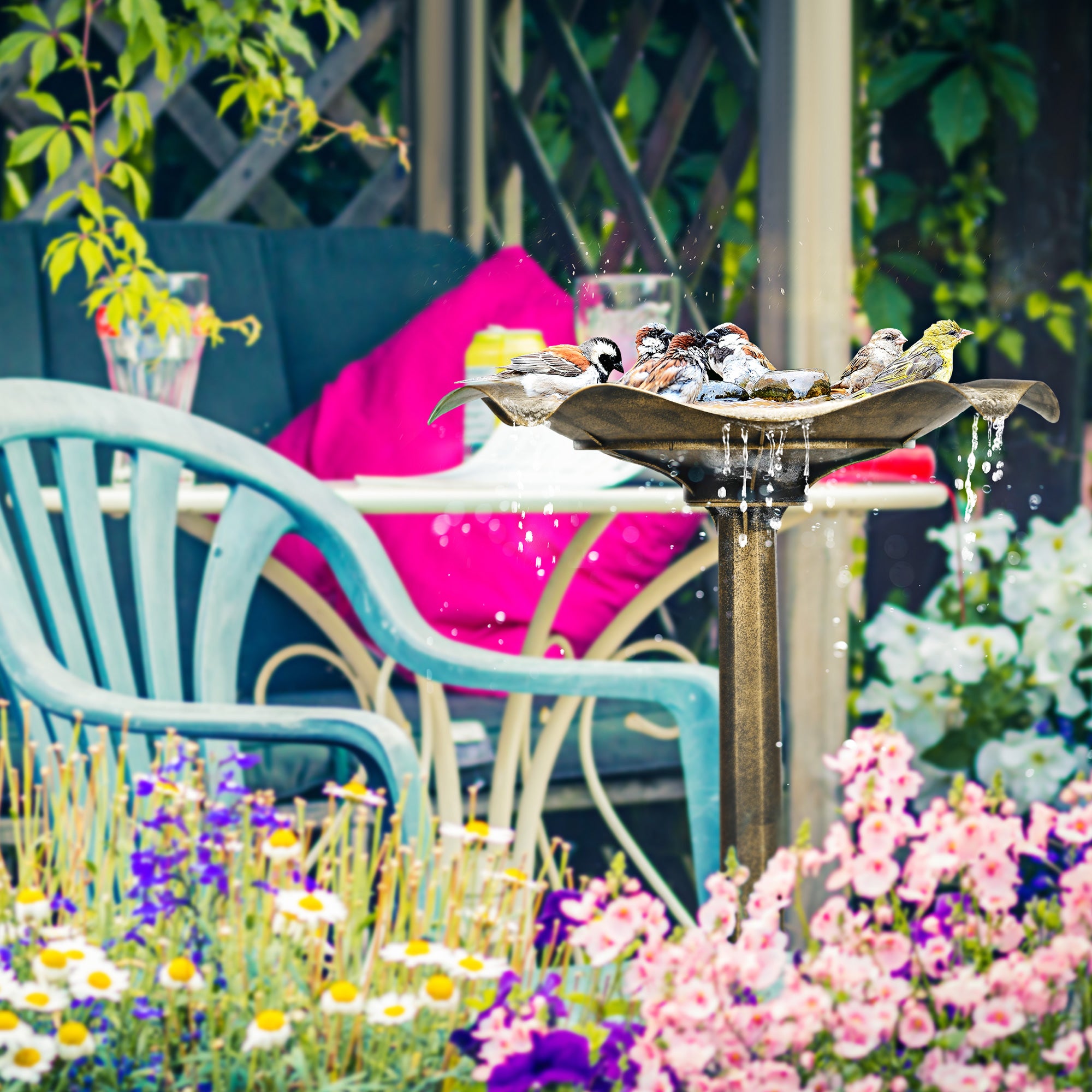 Bird Bath for Outdoors, 28