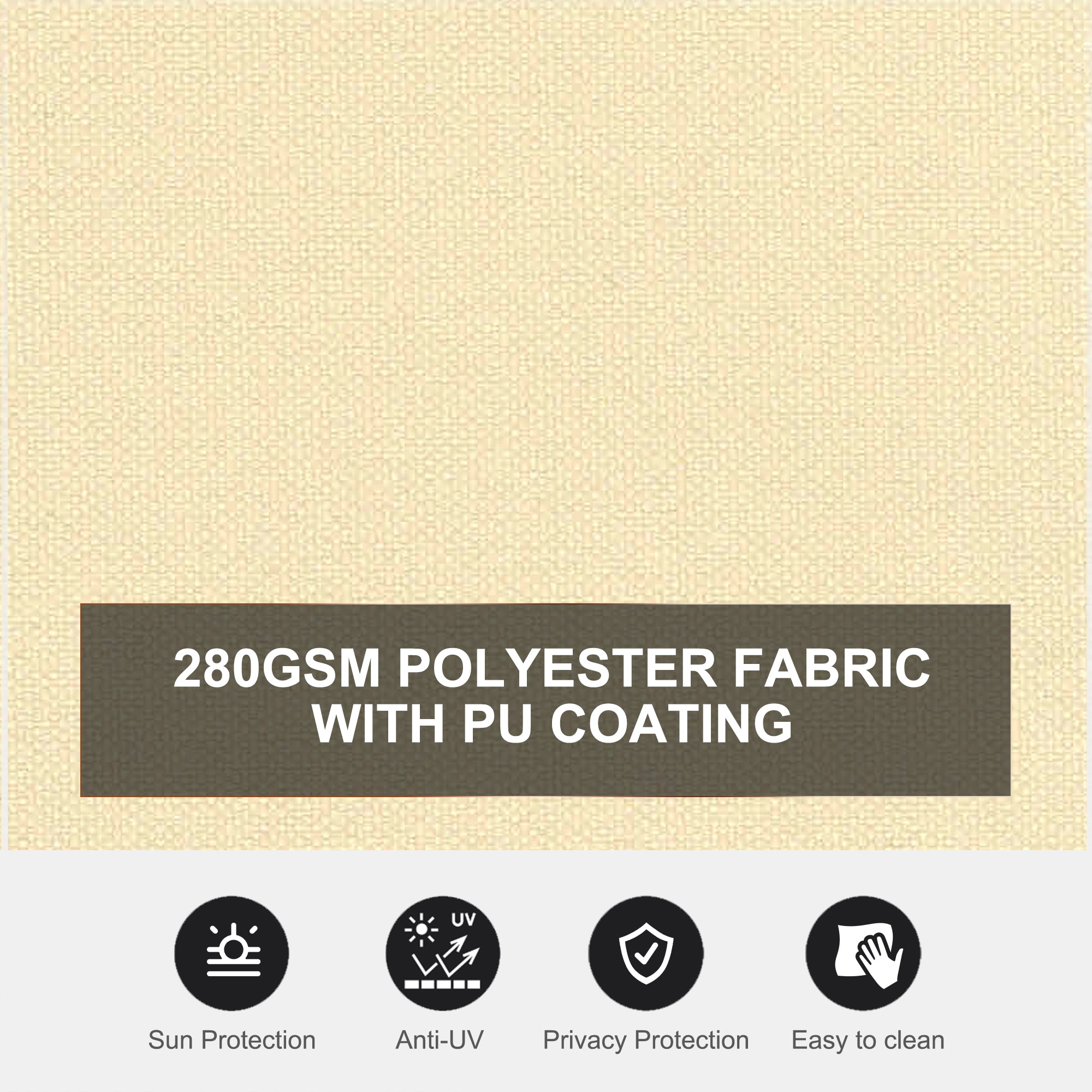 Patio Retractable Double Side Awning, Folding Privacy French Screen Fence, Privacy Wall Corner Divider, Garden Outdoor Sun Shade Wind Screen, Indoor Room Divider, Beige Side Awnings at Gallery Canada