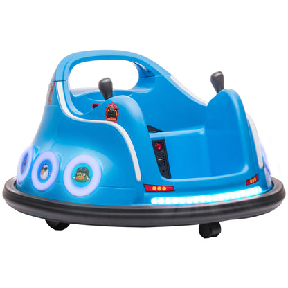 Angry Bird Licensed Electric Ride on Car, 12V Bumper Car for Kids w/ Dual Joysticks, 360 Degree Spin, Blue Electric Ride On Toys   at Gallery Canada