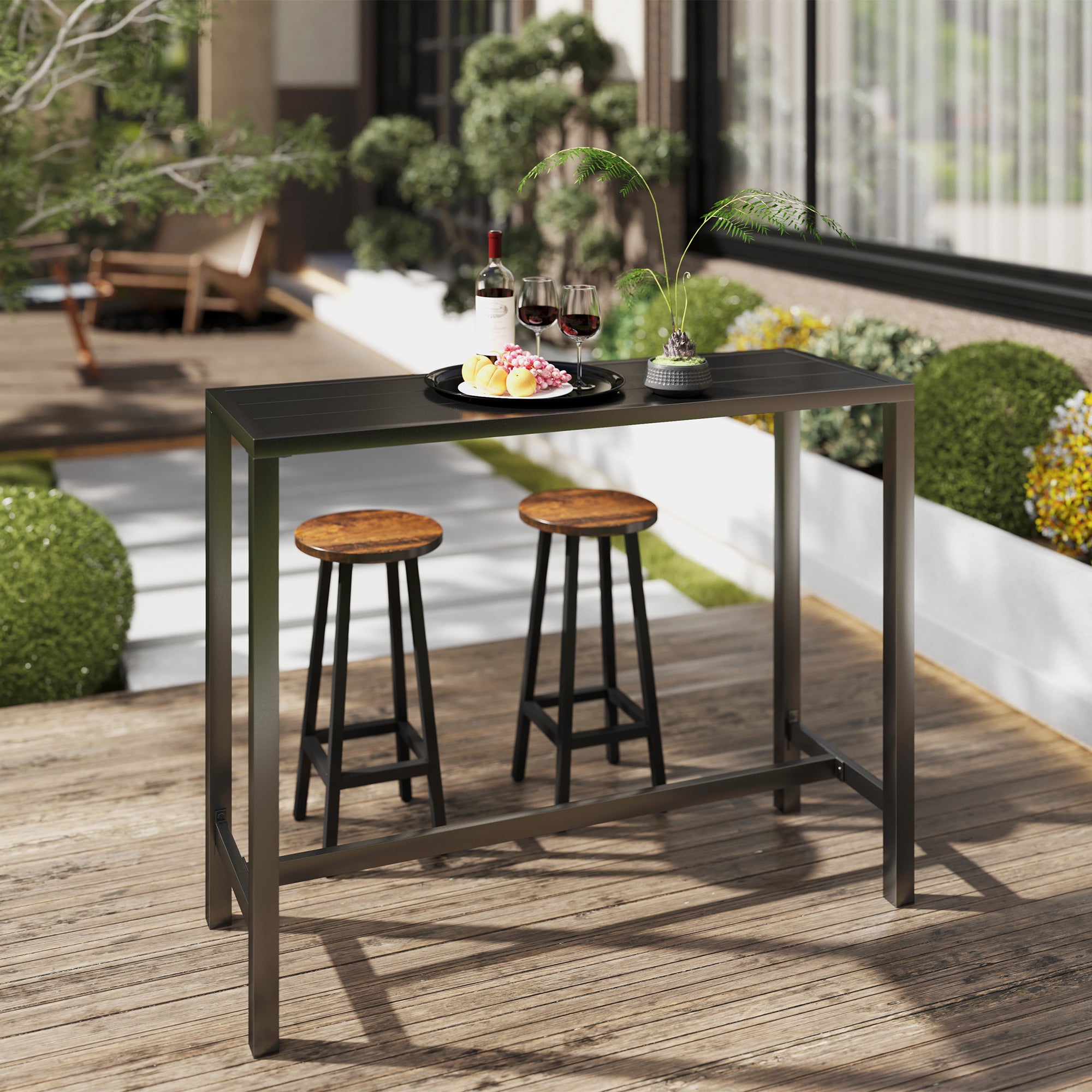 Bar Height Outdoor Table, 48