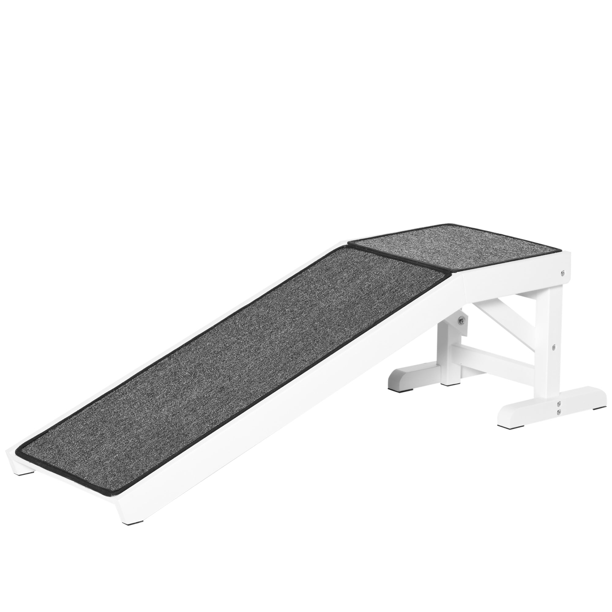 Pet Ramp, Bed Steps for Dogs Cats with Non-slip Carpet, 49