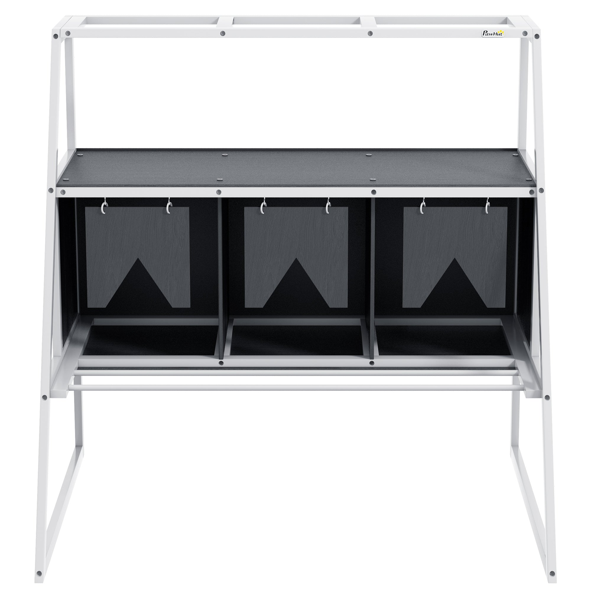 3 Compartments Nesting Boxes for Chickens with Privacy Curtains, Standing Perches, Up to 6-12 Hens Chicken Coops at Gallery Canada