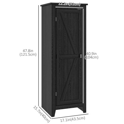 47.8" Storage Cabinet, Kitchen Pantry Cabinet with Doors and Shelves Kitchen Storage Cabinets for Dining Room Kitchen Pantry Cabinets   at Gallery Canada