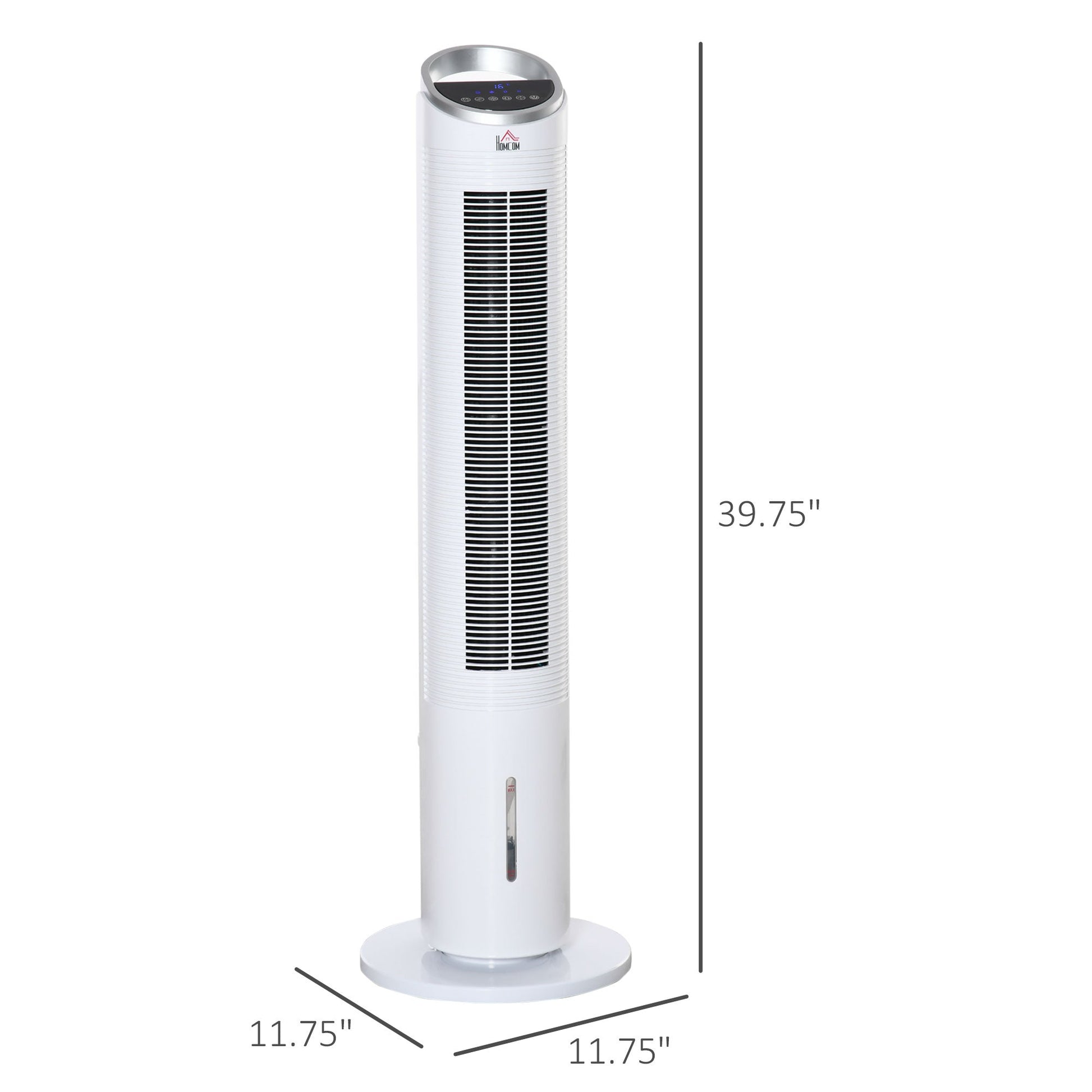 Evaporative Air Cooler with Remote, 3 Modes & Speeds, Timer, Quiet, White Tower Fans   at Gallery Canada