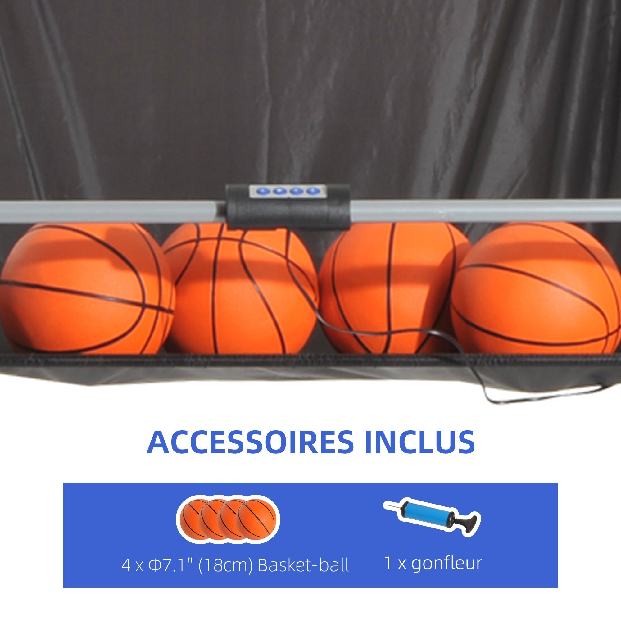 Double Shots Arcade Basketball System Foldable Two Player Basketball Basketball   at Gallery Canada