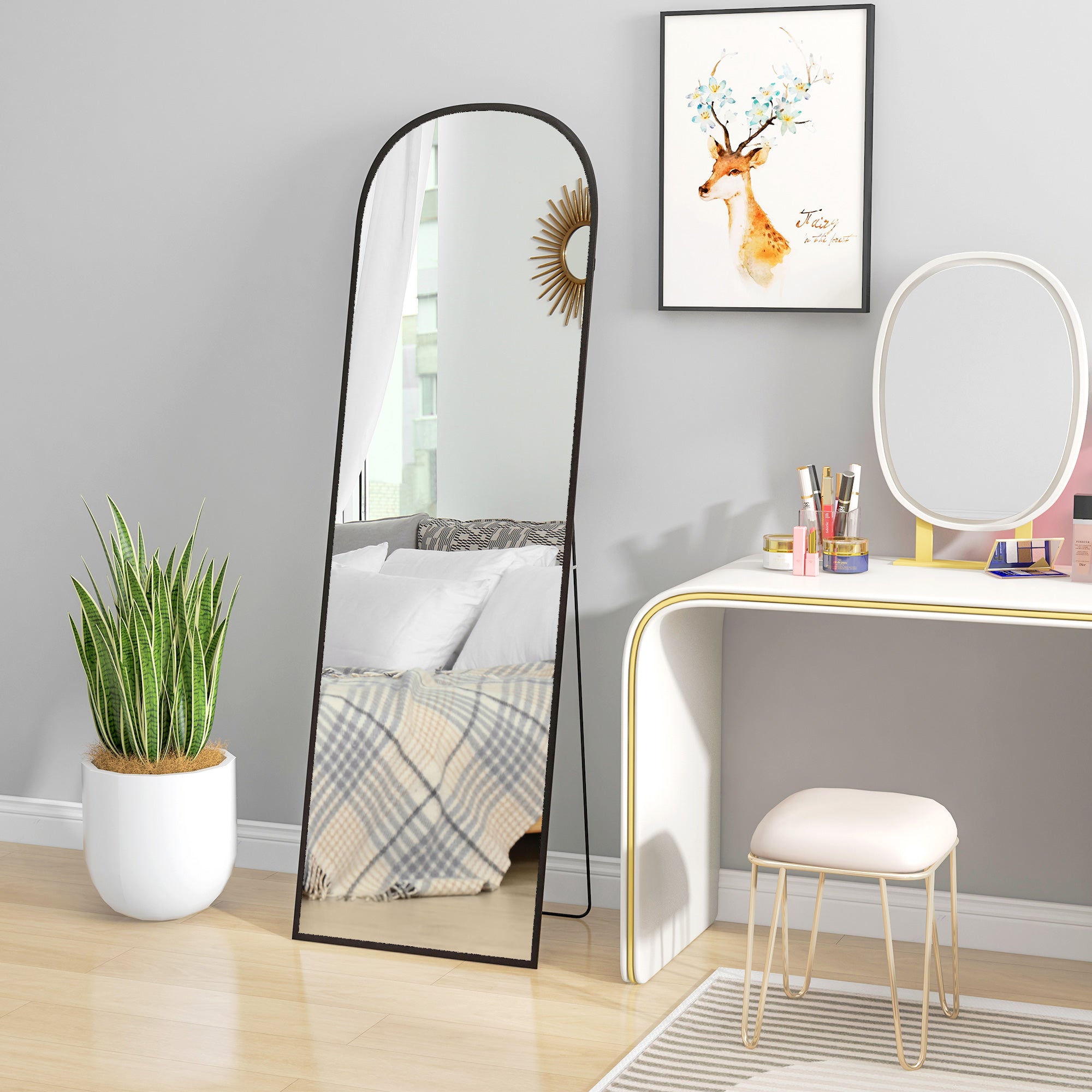 Arched Standing Mirror, 64