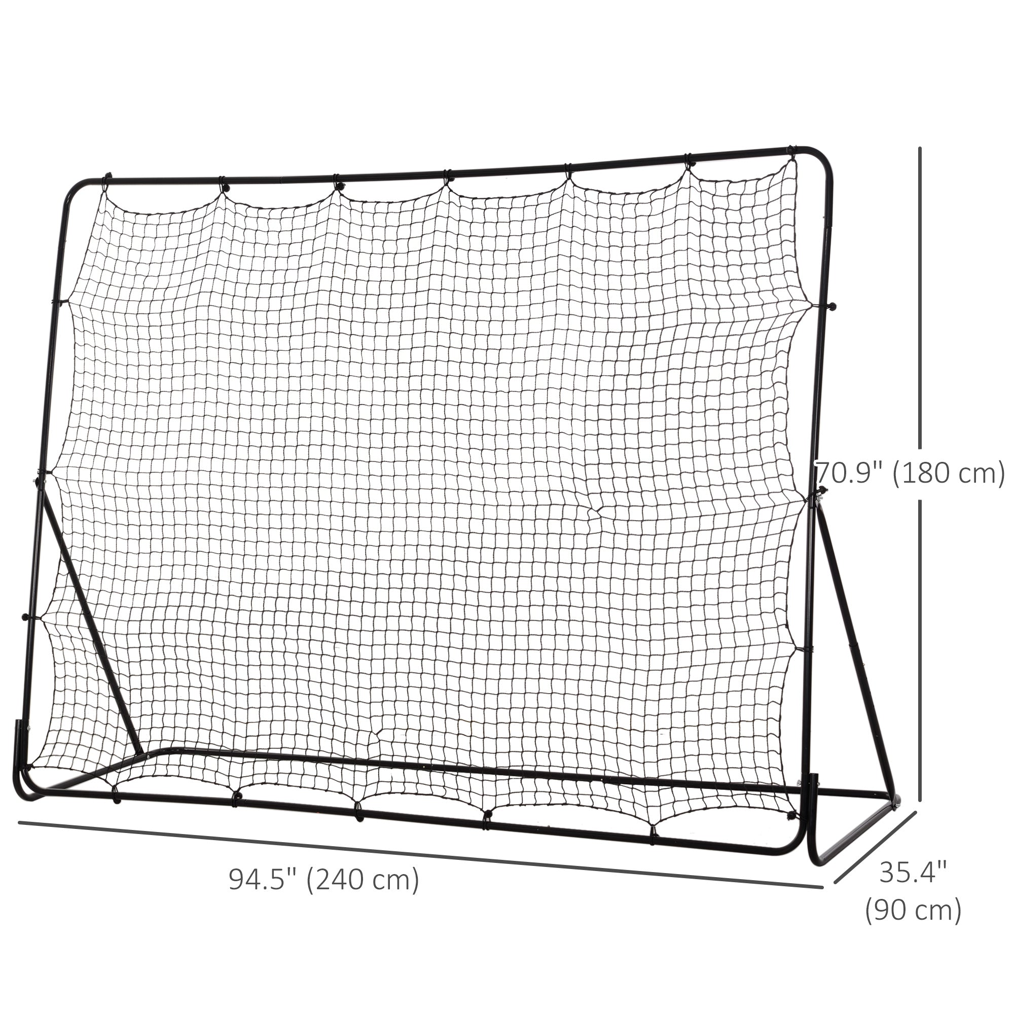 8' x 6' Soccer Rebounder Net with 5 Adjustable Angles for Backyard Park Training Practice Football   at Gallery Canada