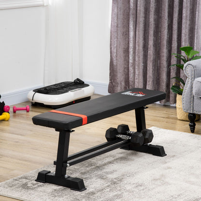 Flat Weight Bench with Dumbbell Rack, Padded Seat and Anti-slip Foot Pads for Home Gym Workout Weight Benches   at Gallery Canada