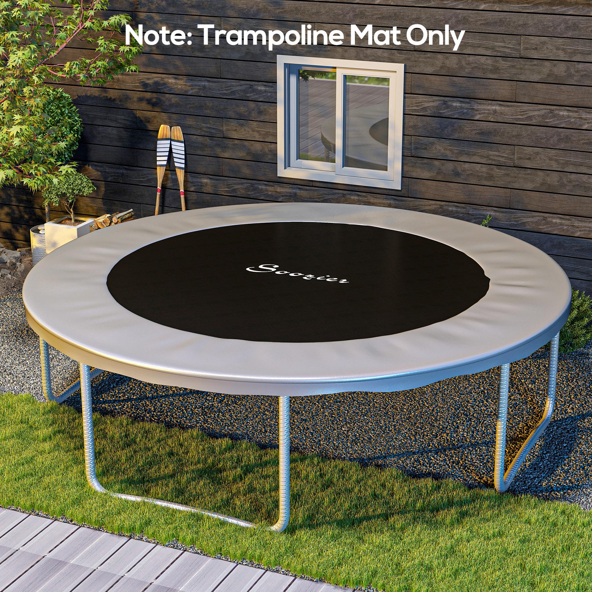 Trampoline Replacement Mat, Fits 14' Trampoline w/ 80 V-Hooks &; 5.5