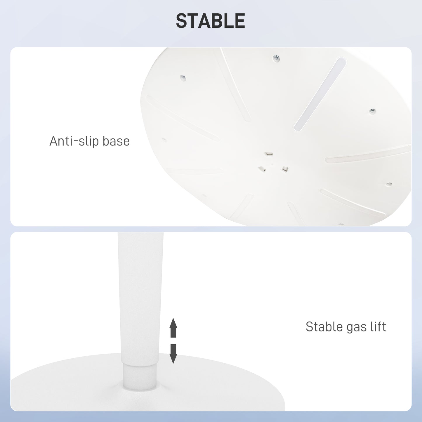 Standing Desk Stool, Ergonomic Wobble Chair, Adjustable Leaning Stool for Office Desks, with Rocking Motion, Grey Office Chairs   at Gallery Canada