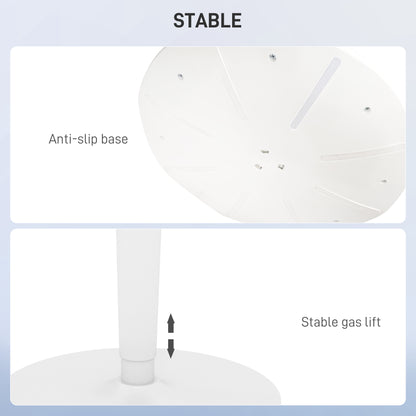 Standing Desk Stool, Ergonomic Wobble Chair, Adjustable Leaning Stool for Office Desks, with Rocking Motion, Grey Office Chairs   at Gallery Canada