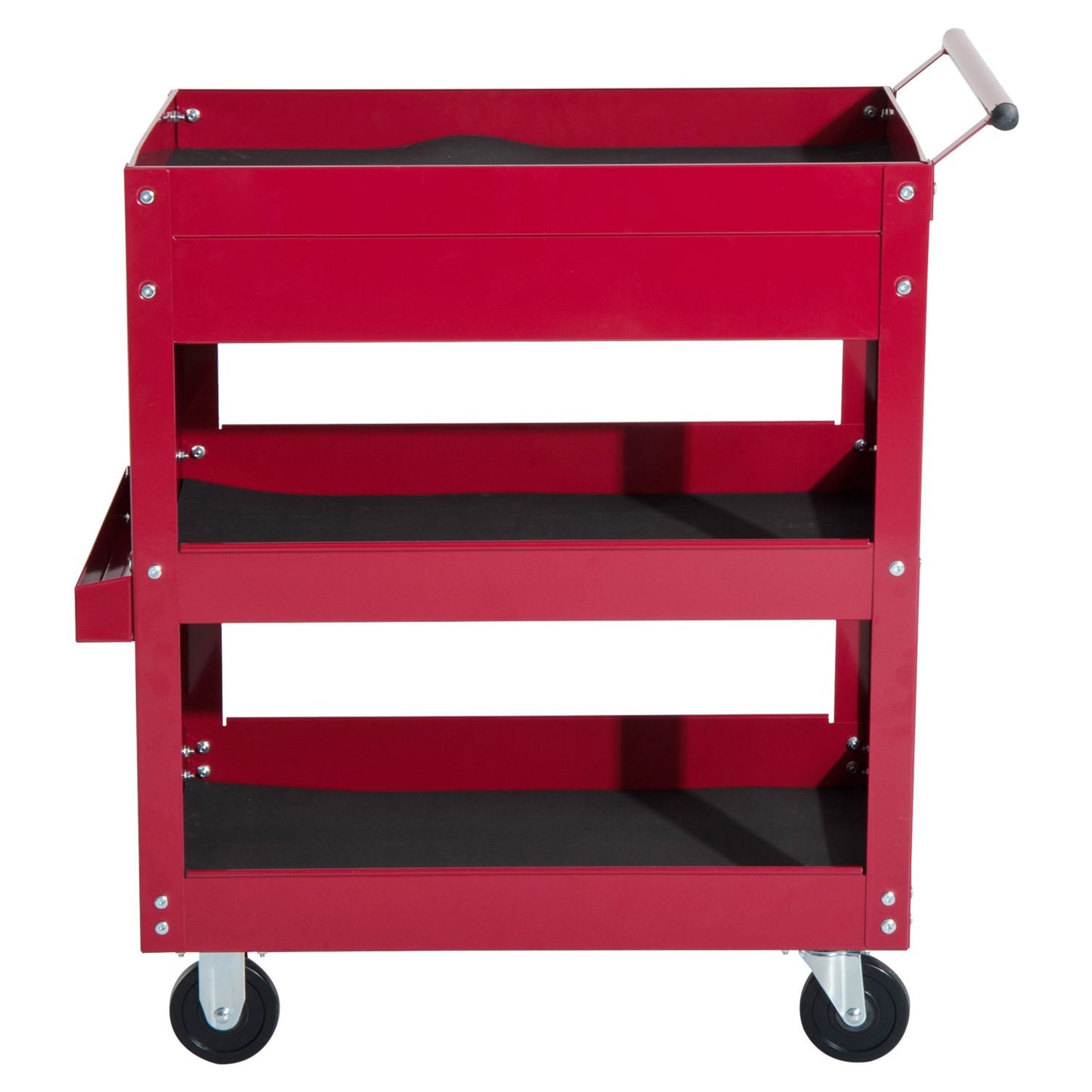 Rolling Tool Cart 3 Tray 1 Drawer Storage Chest Garage Utility Red Tool Organizers   at Gallery Canada