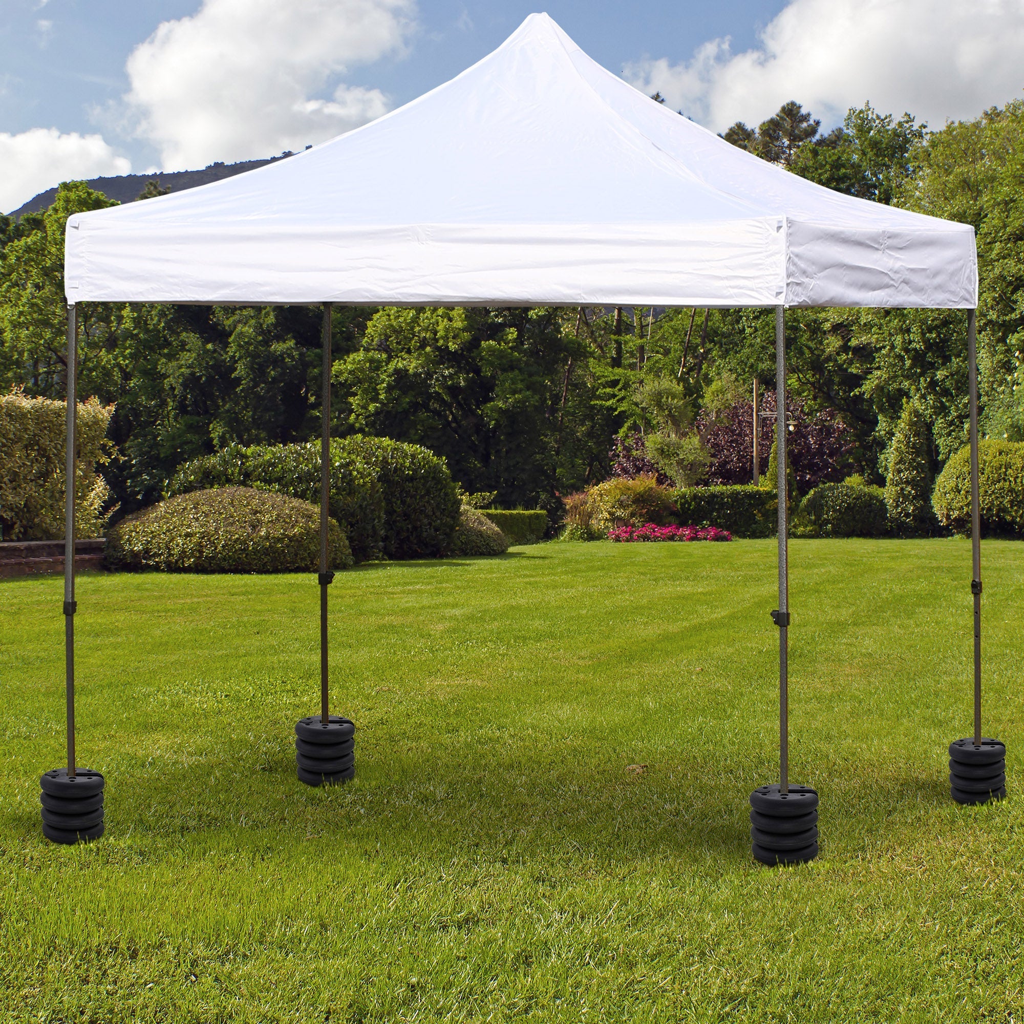 Set of 4 Party Tent Canopy Weight Plate Kit Gazebo Pop Up Tent Anchor Base Weights Canopy Shelter Leg Weights Umbrella Bases   at Gallery Canada