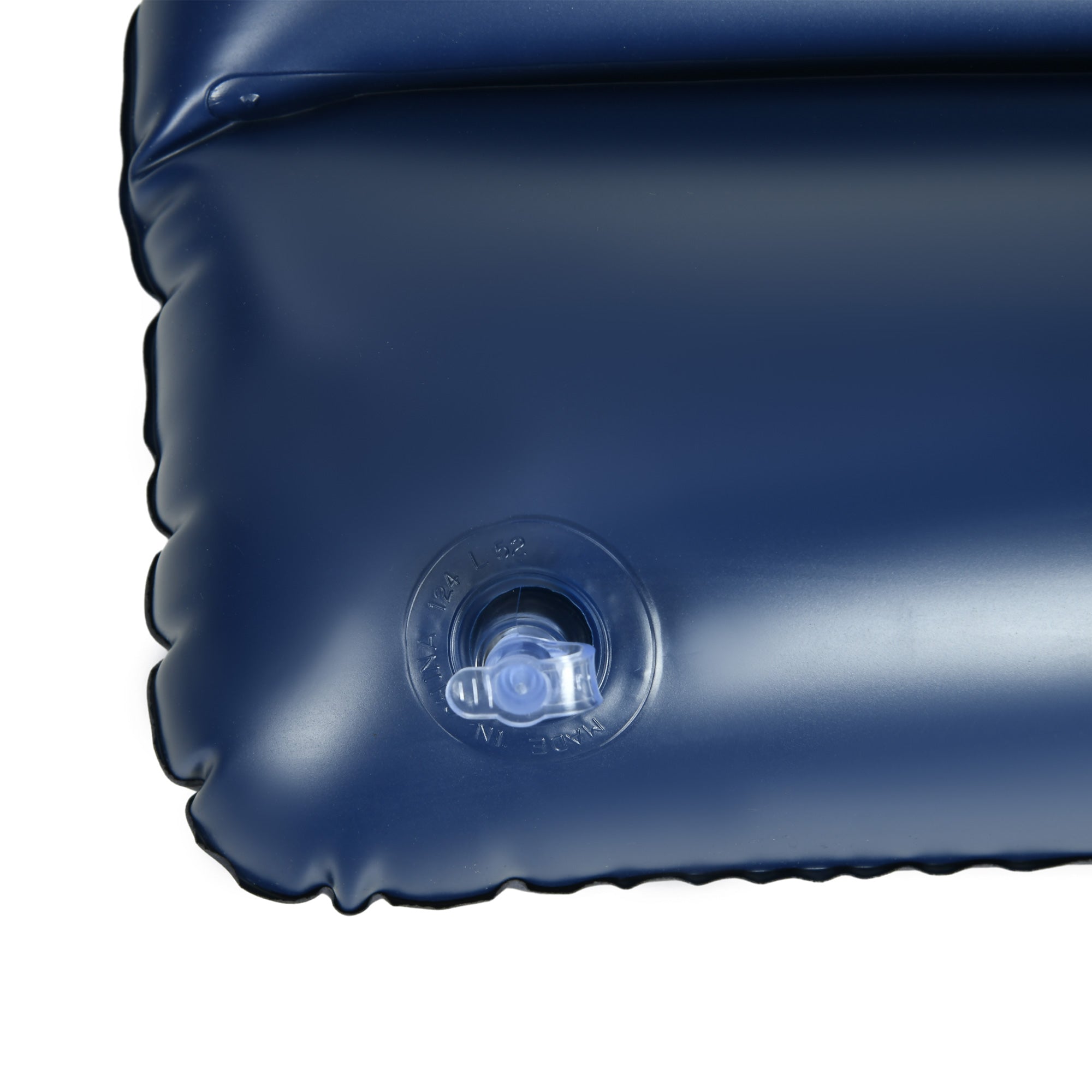 Twin Air Mattress, Inflatable Double Air Bed with 2 Pillows, Hand Pump, Flocked Surface for Guest, Camping, Travel, Blue Camping Cots at Gallery Canada